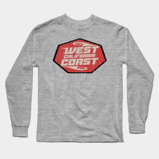 California West Coast Surf distressed Long Sleeve T-Shirt